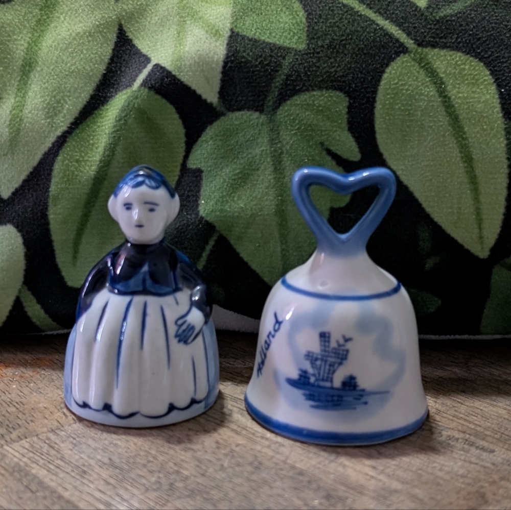 Ceramic Bell Figurines Holland Set *BINJ